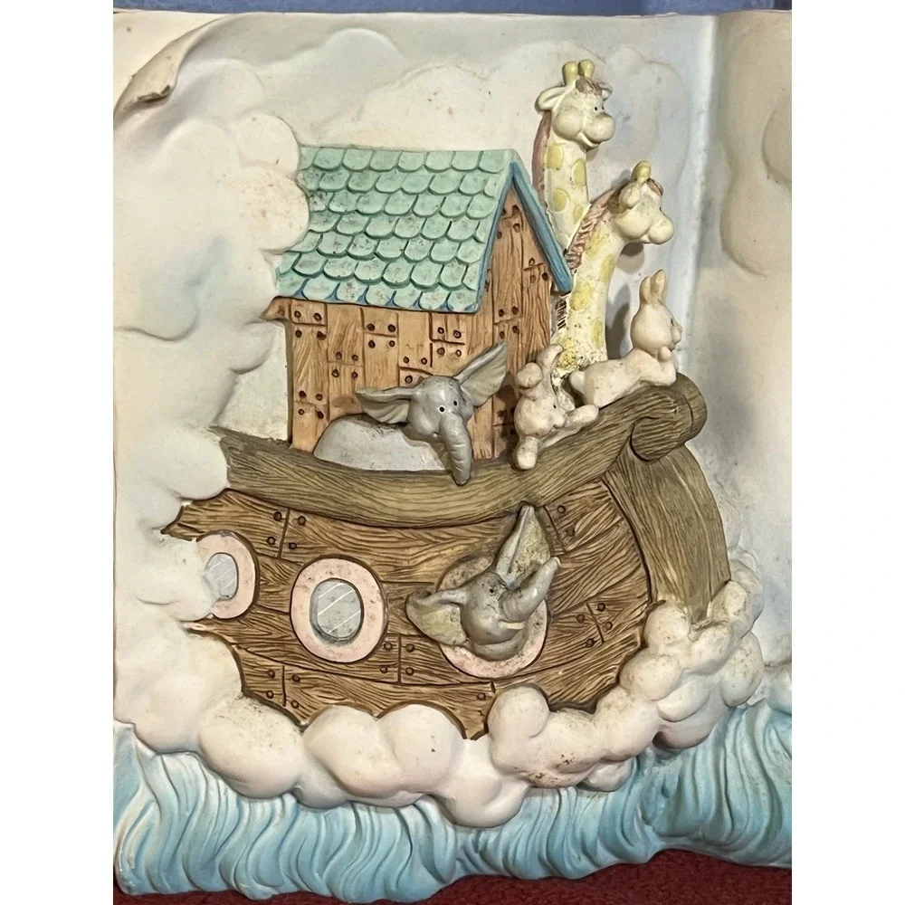 Russ‎ Noah's Ark Menagerie Photo Frame Story Book Blue (2034)
